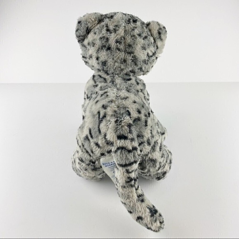 Build A Bear Sugar Sparkle Snow Leopard Stuffed Animal Plushie - Picture 5 of 12